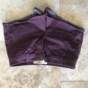 Hollister purple shorts.